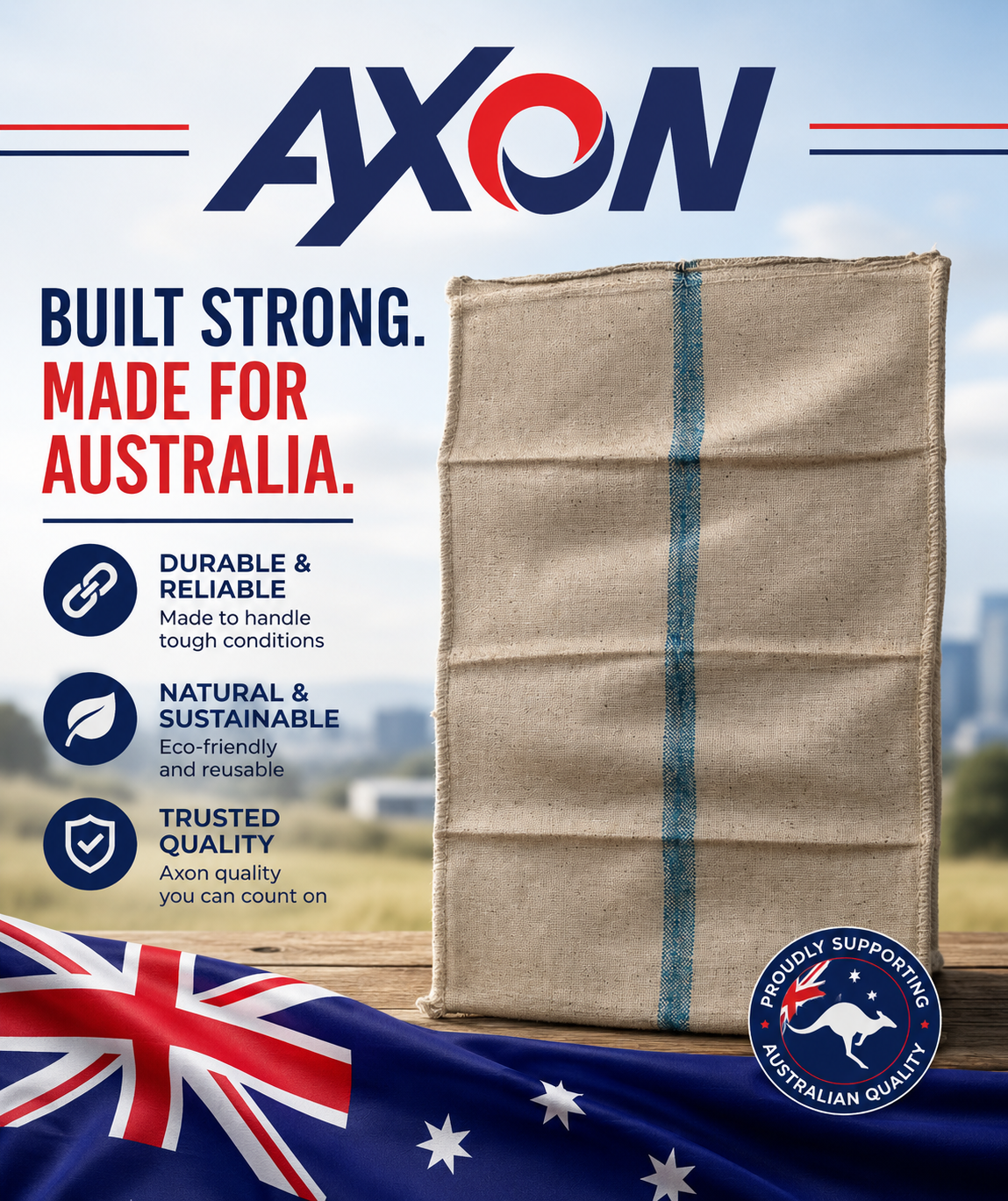 Heavy Duty Jute Sack XXL 111cm x 76.2cm | Commercial Grade Jute Bags