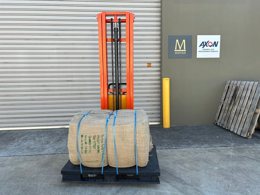 Bulk Hessian Bags Bale 94cm x 56cm 335g L Size 500 Bags a Bale