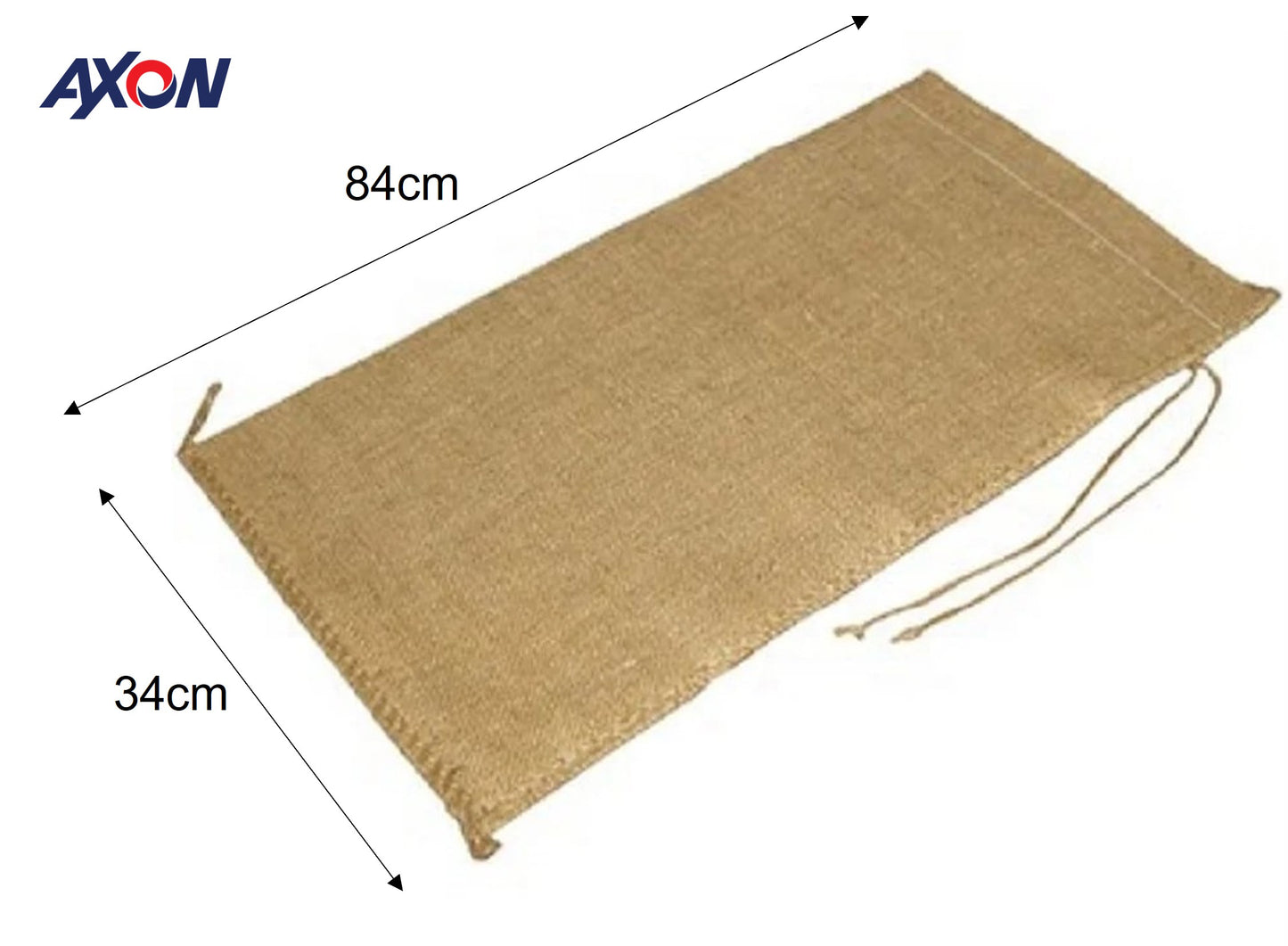 Hessian Sandbags with Drawsting 300pcs a Bale - 305gsm Heavy Duty