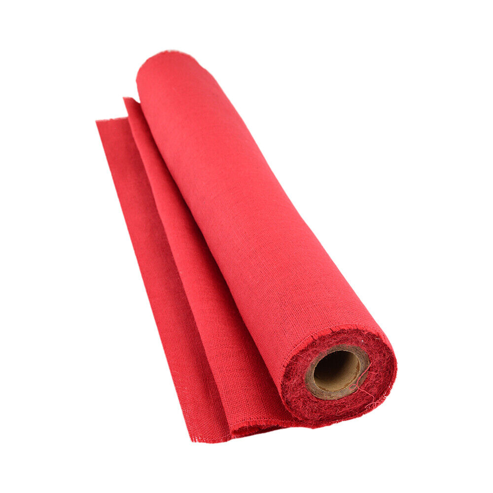 Red Hessian Fabric 18oz, 1.38m x 10m Roll, 305gsm