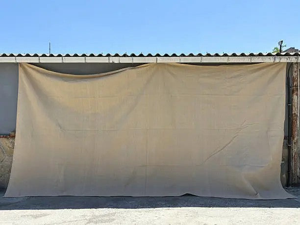 Plastic Free Hessian Cloth for Construction Dust Control – A Sustainable Solution by Axon