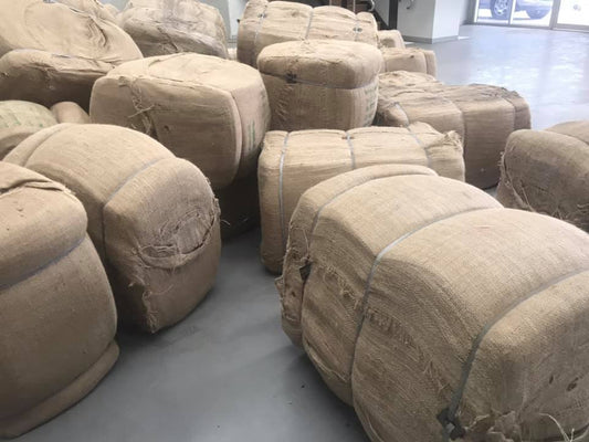 Bulk Hessian Bags Bale 94cm x 56cm 335g L Size 500 Bags