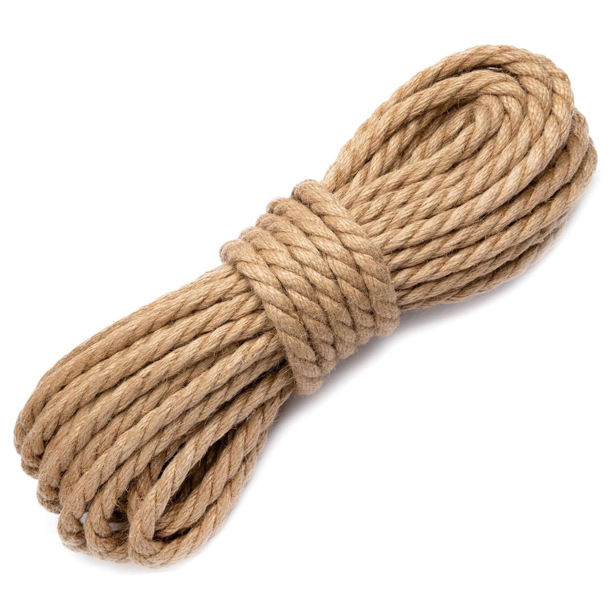 10mm x 20m Length Natural Jute Rope 3X - Strong, Durable & Reusable