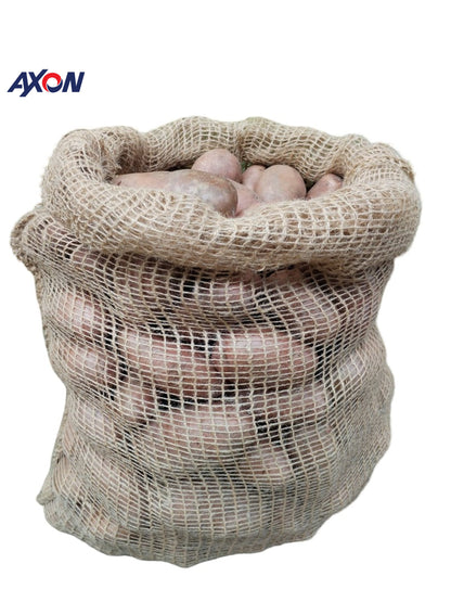 Jute Net/Mesh Bags - Potatoes, Onion, Garlic, Carrot, Firewood - 20kg Capacity