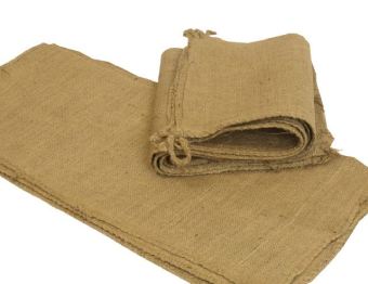 Hessian Sandbags with Drawstring 84cm L x 36cm W 305gsm - Heavy Duty
