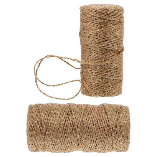 Natural Jute Twine, 2.5mm, L 50m, 80g Spool