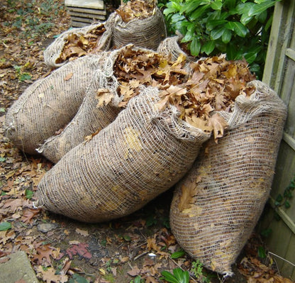 Jute Net/Mesh/Leno Bags - Firewood, Onion, Garlic, Carrot & Garden - 20kg Capacity