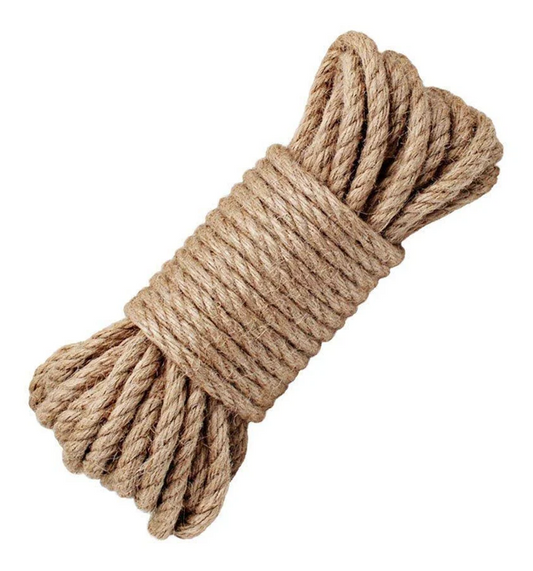 Jute Rope/Cord 6mm x 20m per Coil - Natural  and Compostable