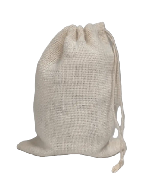 Hessian Drawstring Goody Bag - MOQ 25 Bags