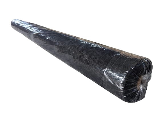 Black Coloured Hessian Fabric 1.20m x 50m, 305gsm Roll
