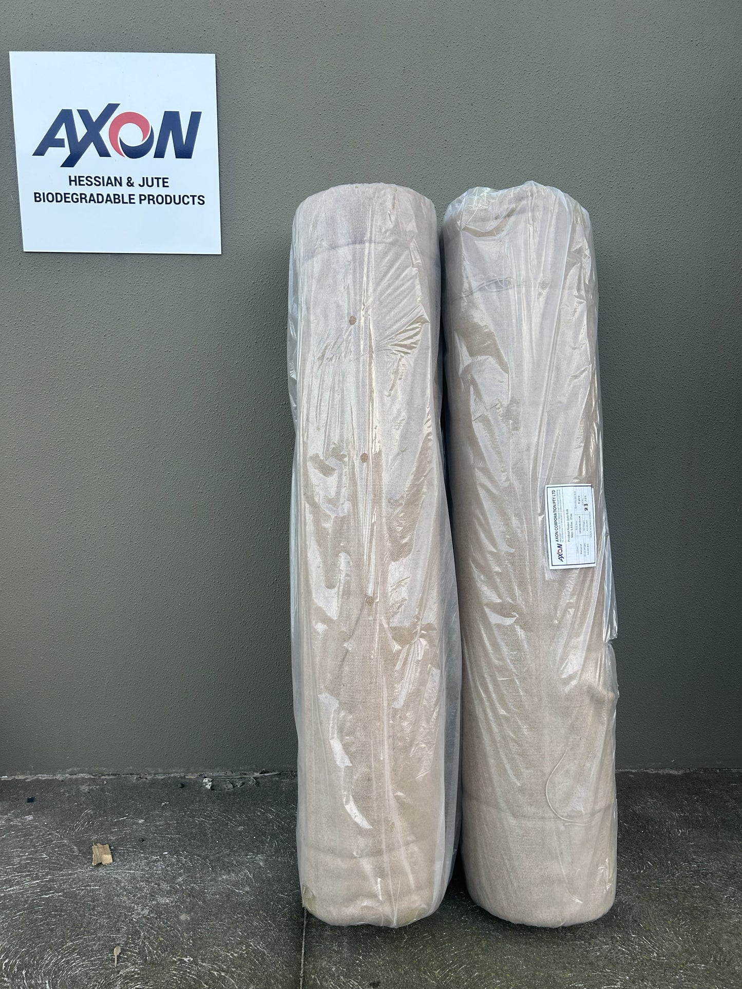 AXON Jute Matting Pre-Slitted – 750gsm, 6 Slits/Sqm | Heavy Duty Natural Erosion Control & Tree Planting Mat _ Call Us for Freight Rate before Order
