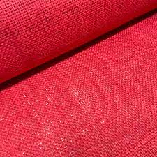 Red Hessian Fabric 18oz, 1.38m x 10m Roll, 305gsm