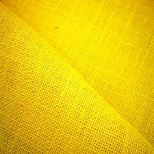 Yellow Hessian Fabric 1.38m x 10m Roll, 18oz, 305gsm