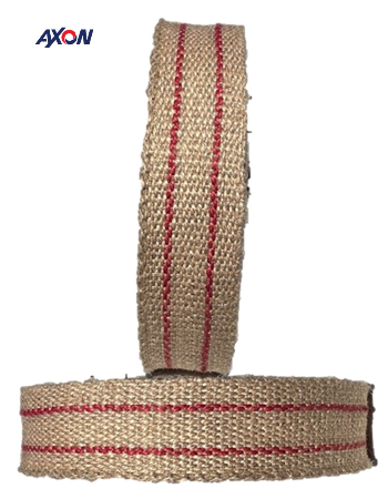 Jute Webbing Red Stripe for Upholstery & Craft