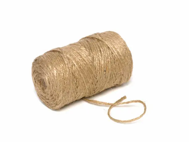 Natural Jute Twine 2mm L 100m, 100g Spool - 10 Spools