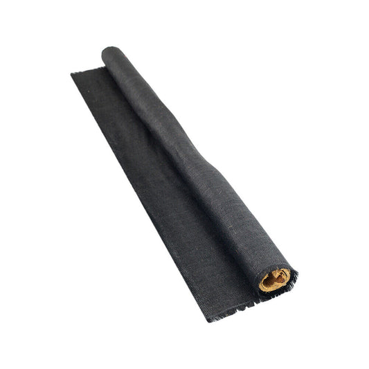 Black Coloured Hessian Fabric 1.20m x 50m, 305gsm Roll